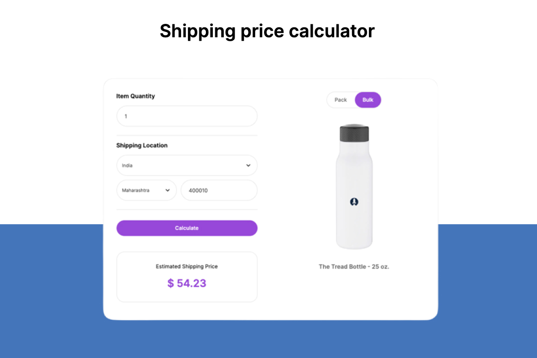 Shipping Price Calculator